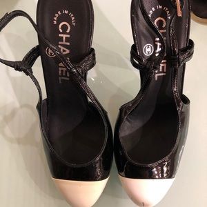 Chanel Two Tone Heels